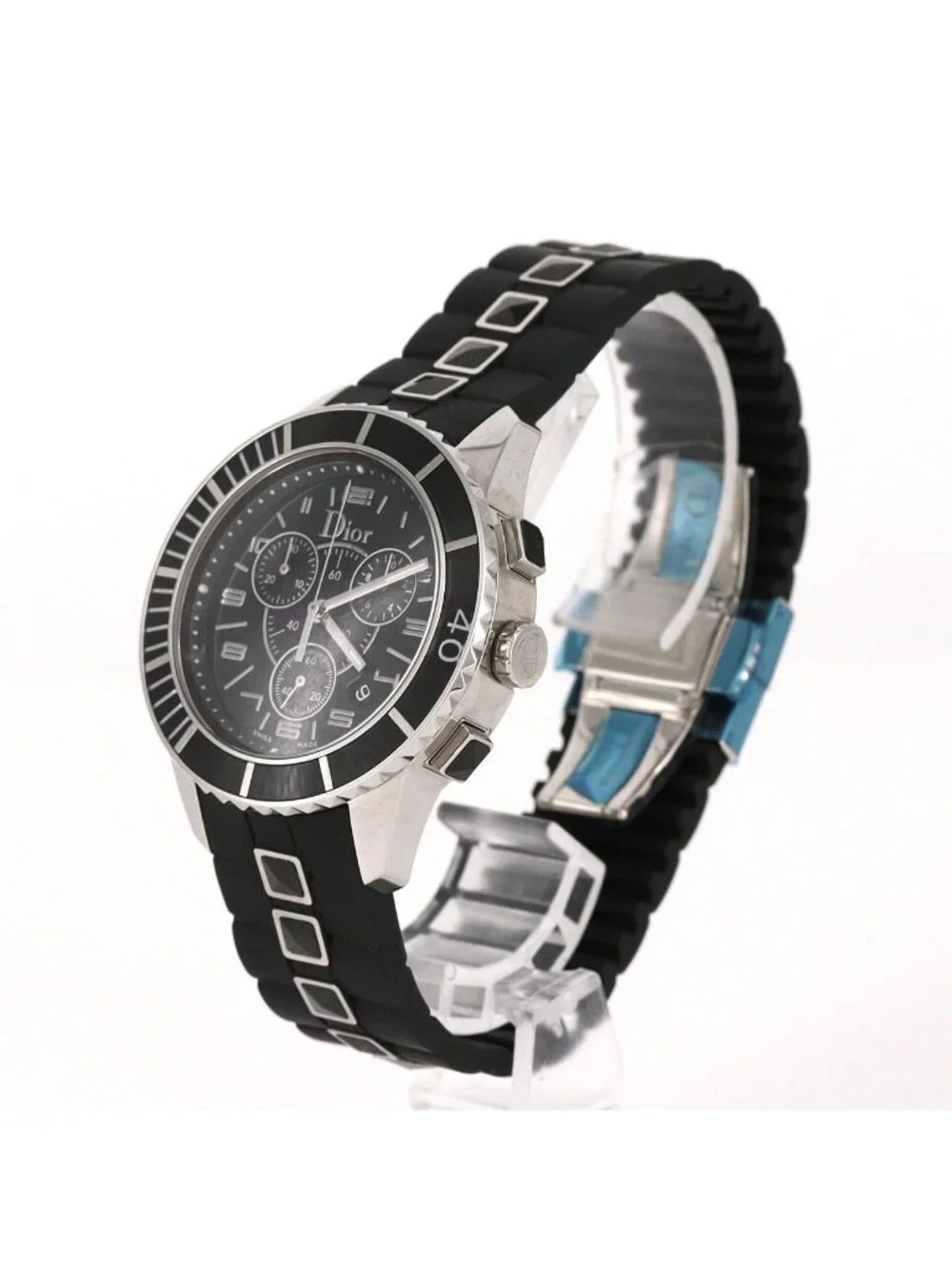 Dior Crystal Chrono SS Quartz Watch